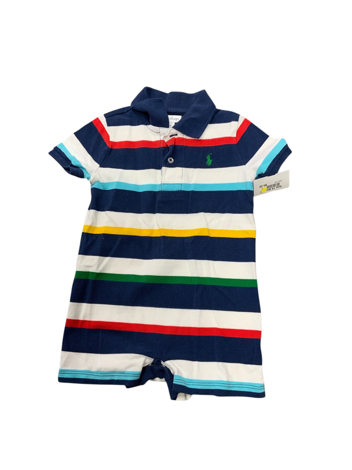 Polo Ralph Lauren (A) Stripe Infant Size 18 MO Boys 1PC Casual