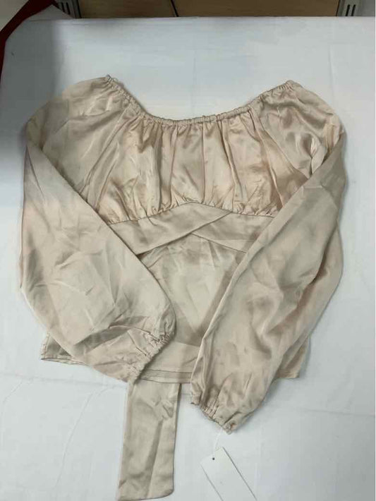 Beautees (C) Gold Youth Size 14 Girls LSTop