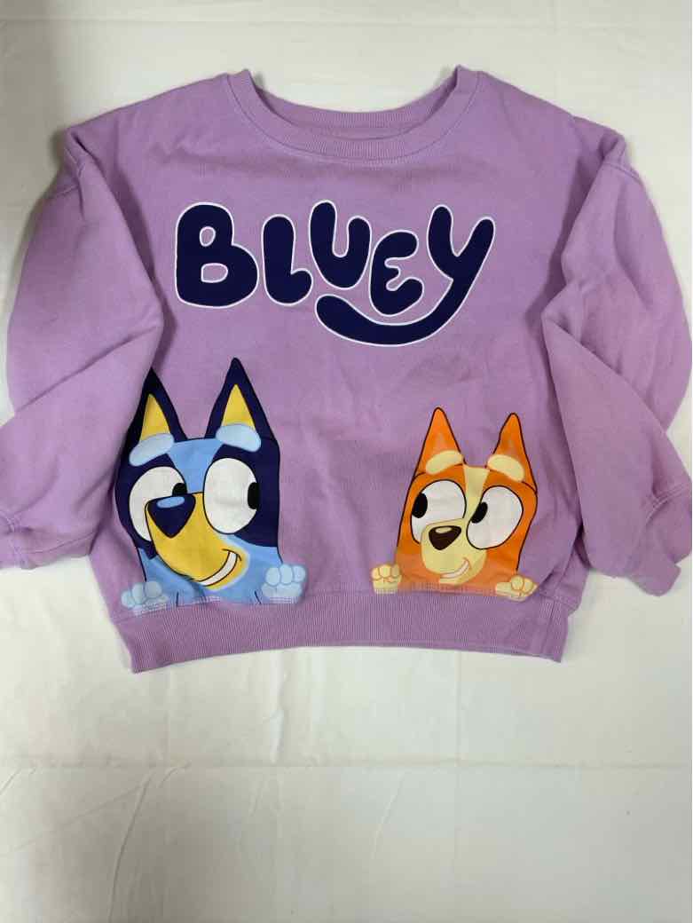 BLUEY Purple Youth Size 8 Girls LSTop