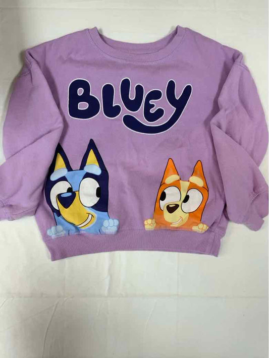 BLUEY Purple Youth Size 8 Girls LSTop
