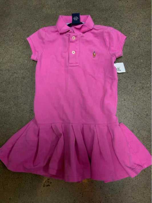 Ralph Lauren (A) Pink Toddler Size 4 Girls CasualDress