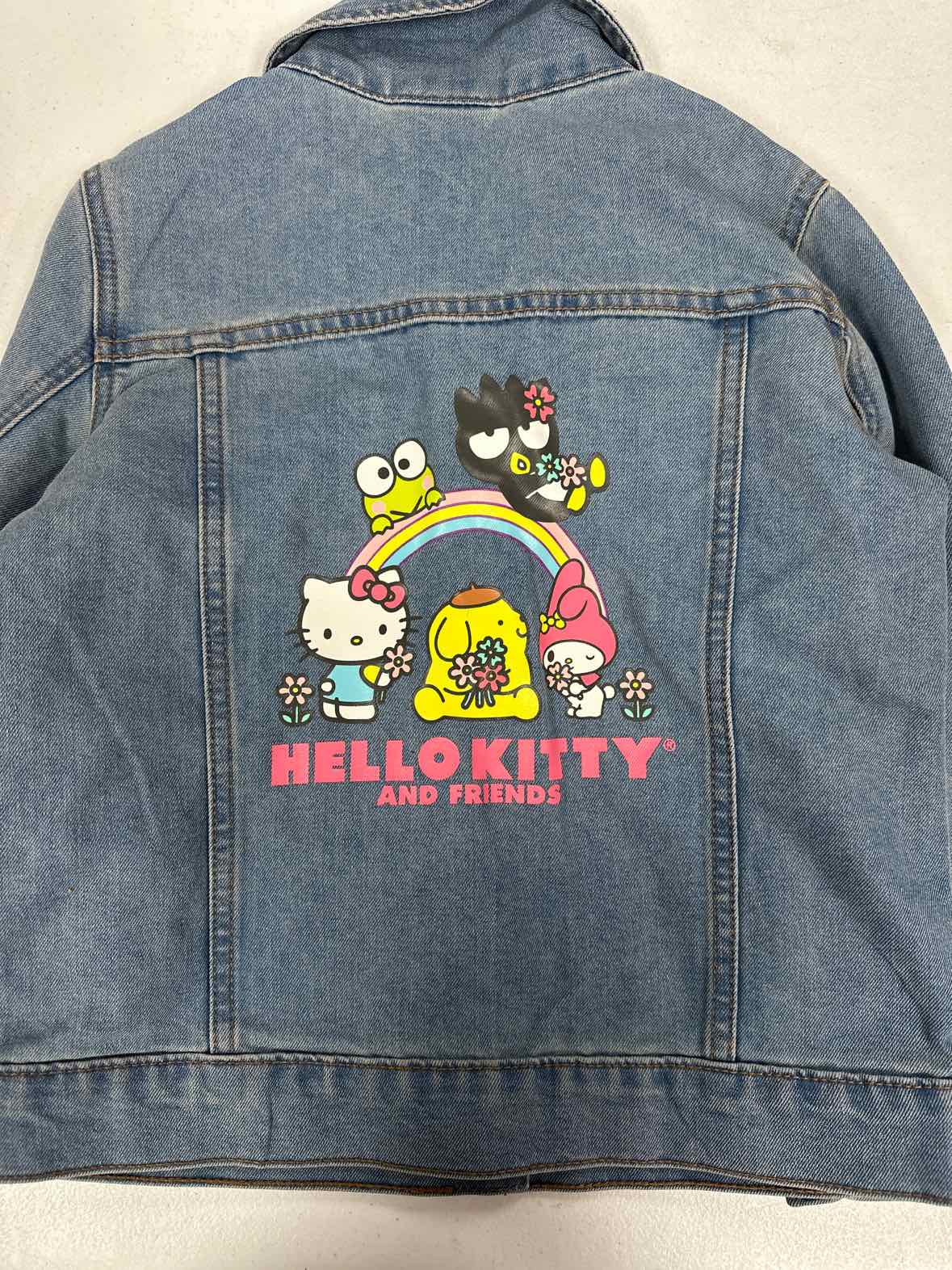 Hello Kitty (D) Blue Youth Size 8 Girls Jacket Denim