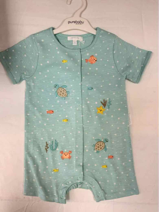 purebaby Blue Infant Size 18 MO Boys 1PC Casual