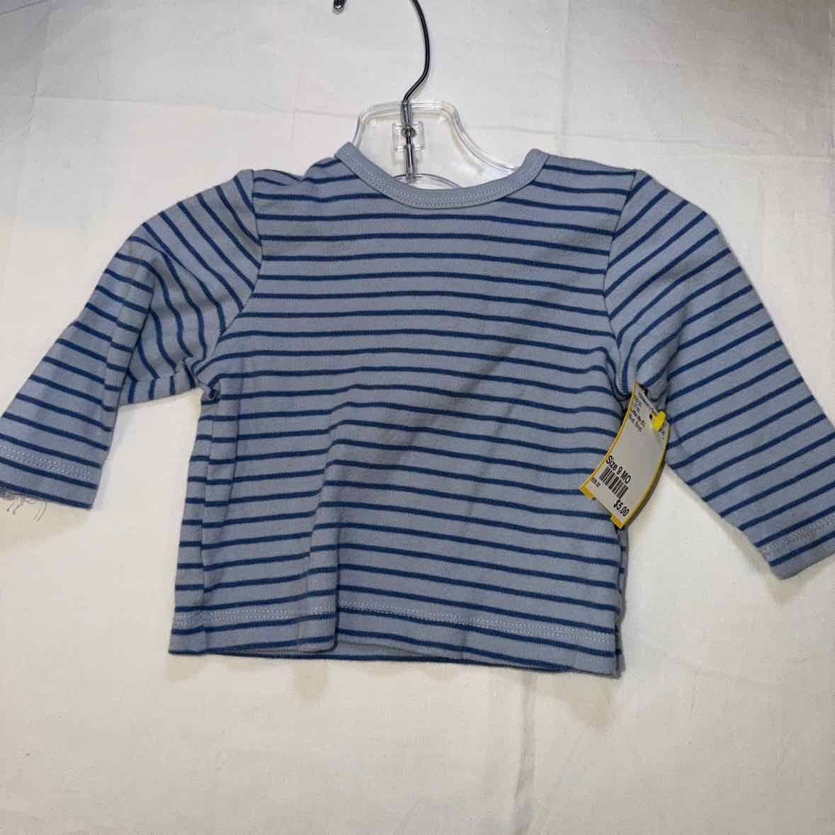 Little Me (C) Blue Infant Size 9 MO Boys LSTop
