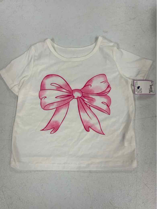 no  brand White Toddler Size 4 Girls SSTop
