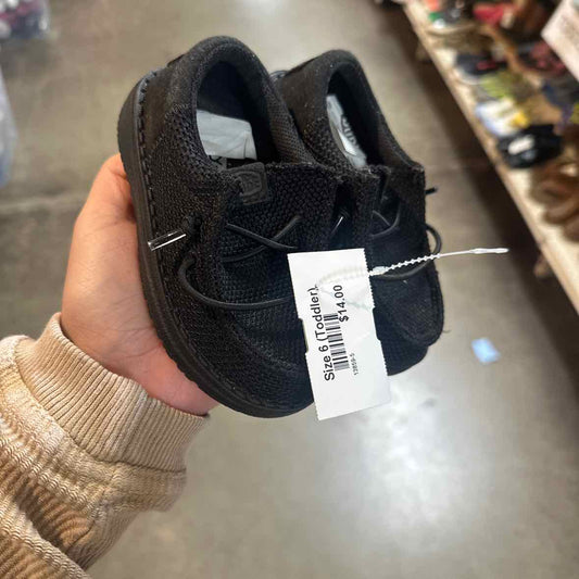 hey dude Black Toddler Shoe Size 6 (Toddler) Boys Casual Shoes
