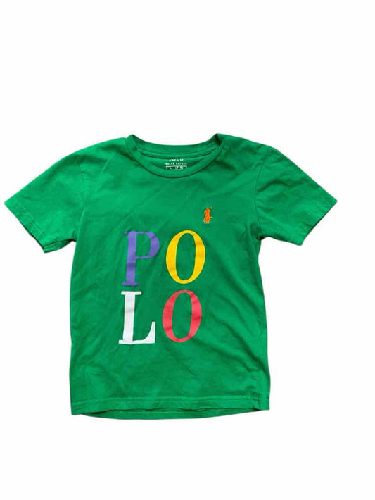 Polo Ralph Lauren (A) Green Youth Size 7-8 Boys SSTop
