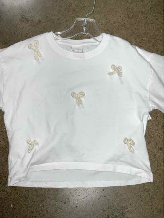 Zara (B) White Youth Size 10 Girls SSTop