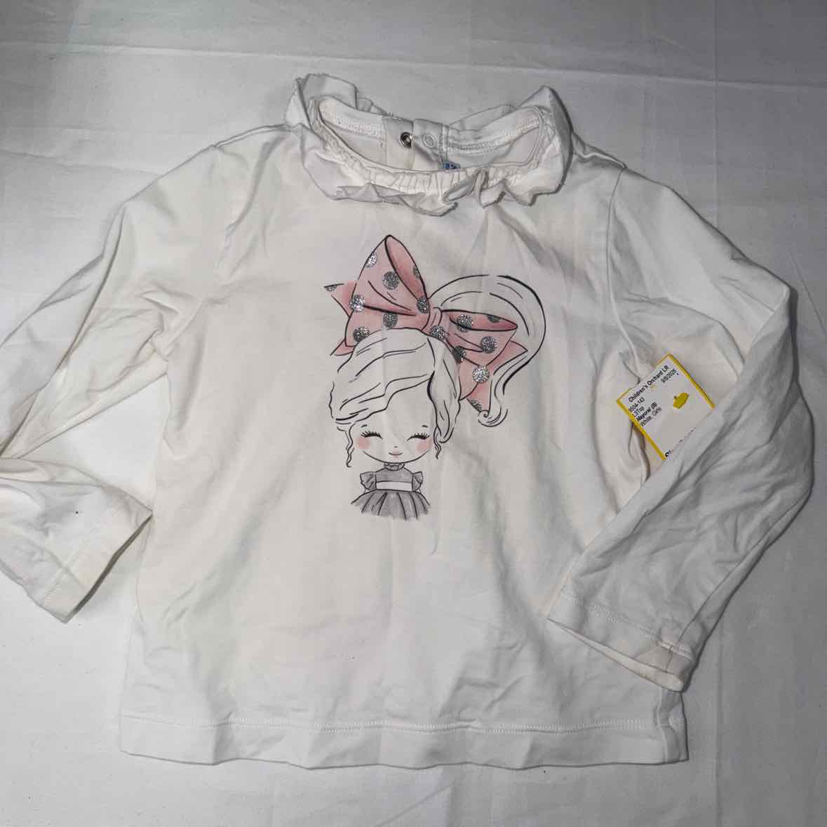 Mayoral (B) White Infant Size 24 MO Girls LSTop
