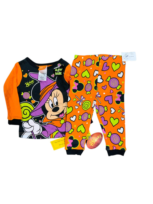 Disney (B) Halloween Infant Size 12 MO Girls 2PCSleepwear