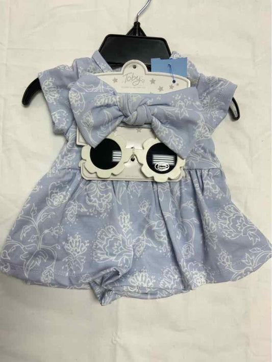toby Blue Infant Size NB Girls 3PC Casual