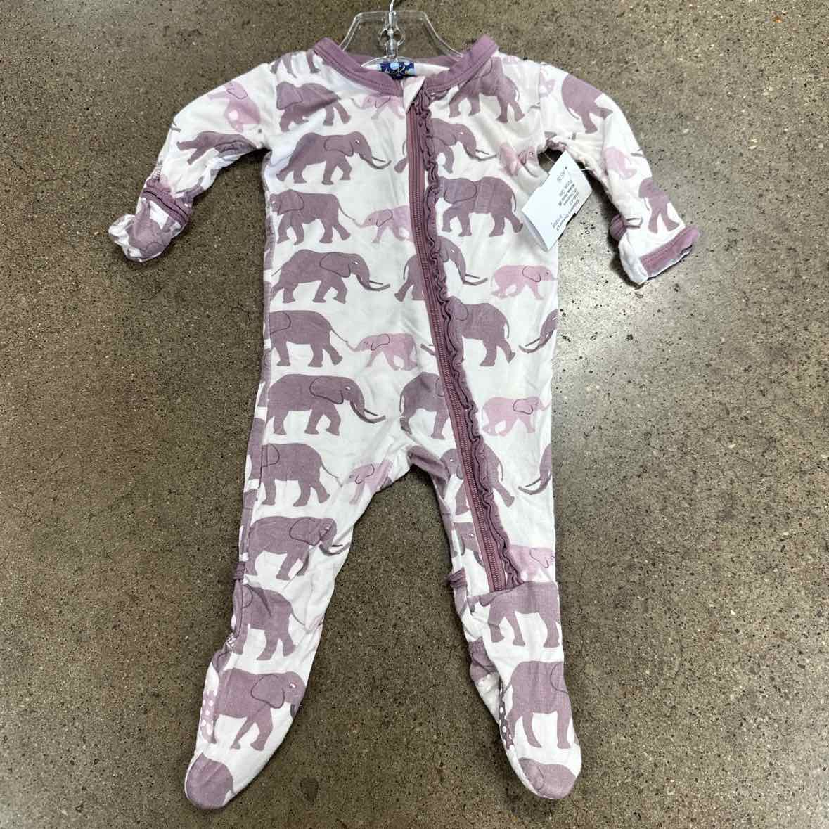 Kickee Pants (B) Purple Infant Size 3 MO Girls 1PCSleepwear