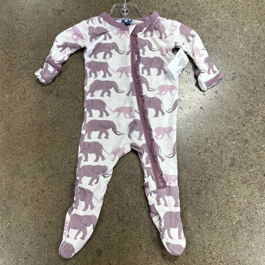 Kickee Pants (B) Purple Infant Size 3 MO Girls 1PCSleepwear