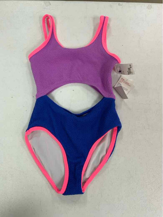 Old Navy (C) Purple Youth Size 8 Girls 1PCSwimwear