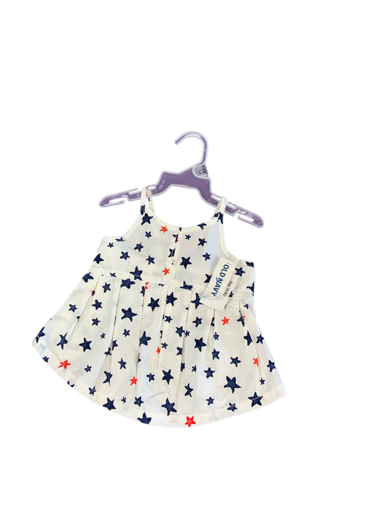 Old Navy (C) White Red Infant Size 18 MO Girls TankTop