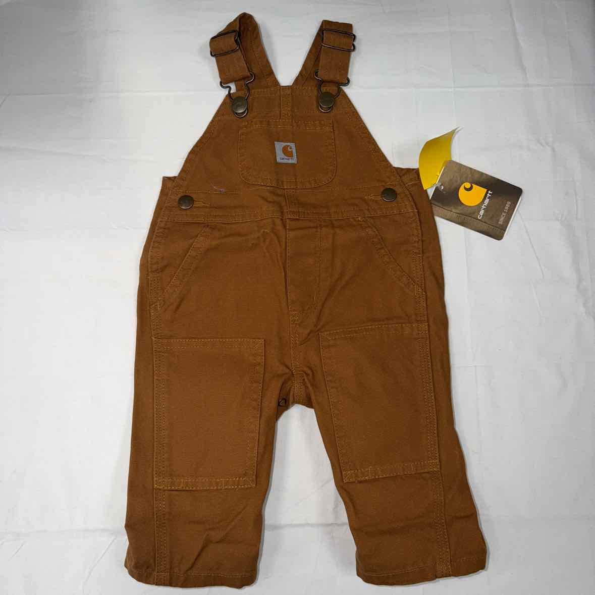 Carhartt (A) Brown Infant Size 6 MO Overall Pant