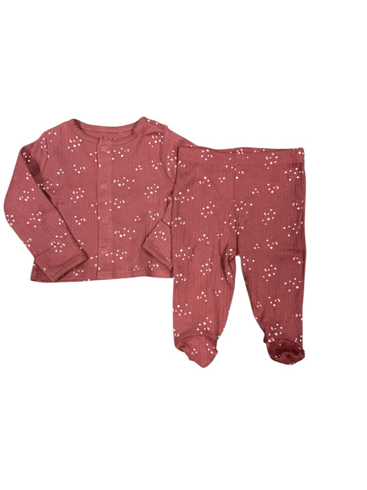 Gerber (D) Brown Infant Size 0-3 MO Girls 2PC Casual