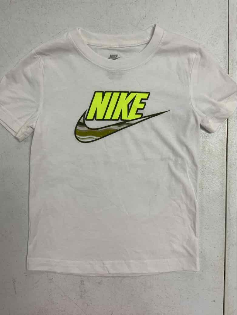 Nike (B) White Youth Size 6 Boys SSTop