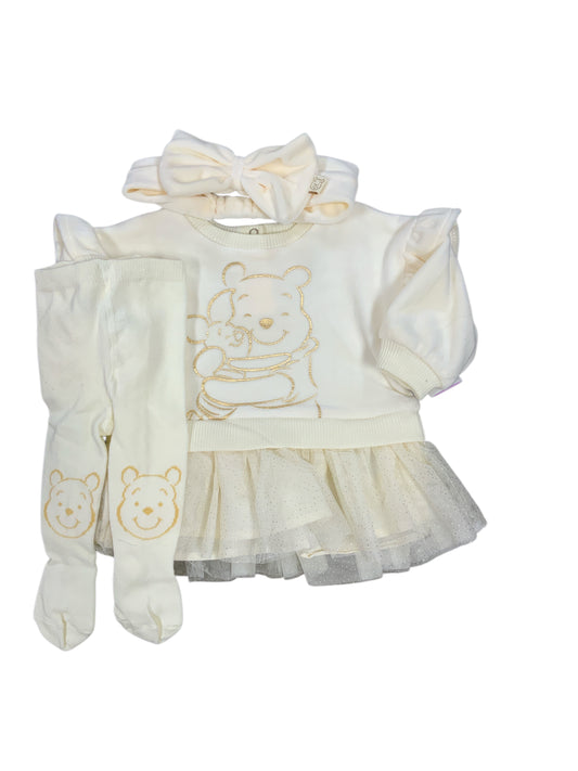 Disney (B) Yellow Infant Size 3 MO Girls 3PC Casual