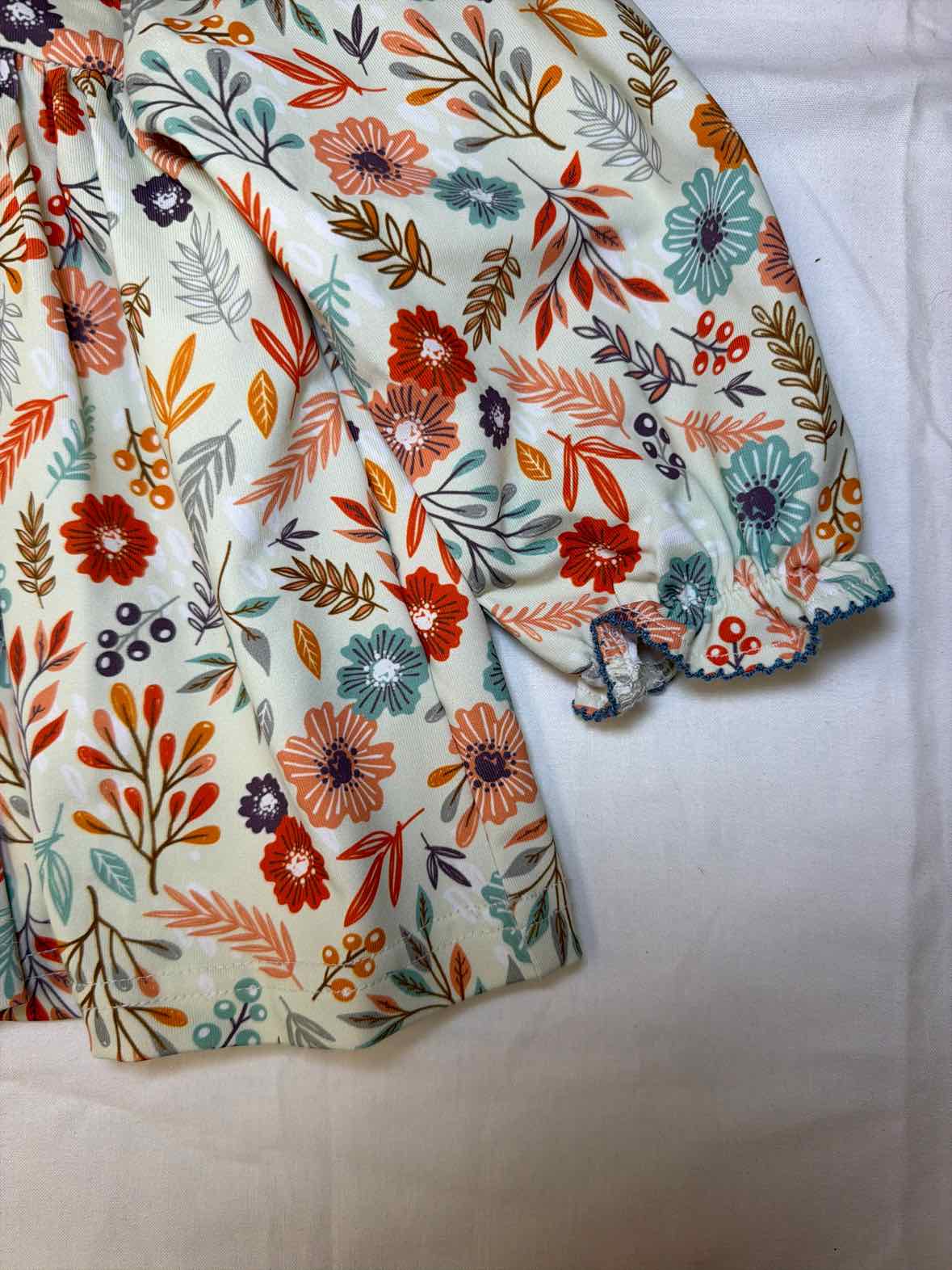 sew magnolia smocks Thanksgiving Infant Size 24 MO Girls 2PC Casual