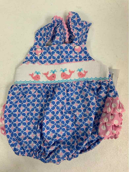 SMOCKED A LOT Blue Infant Size 24 MO Girls 1PC Casual