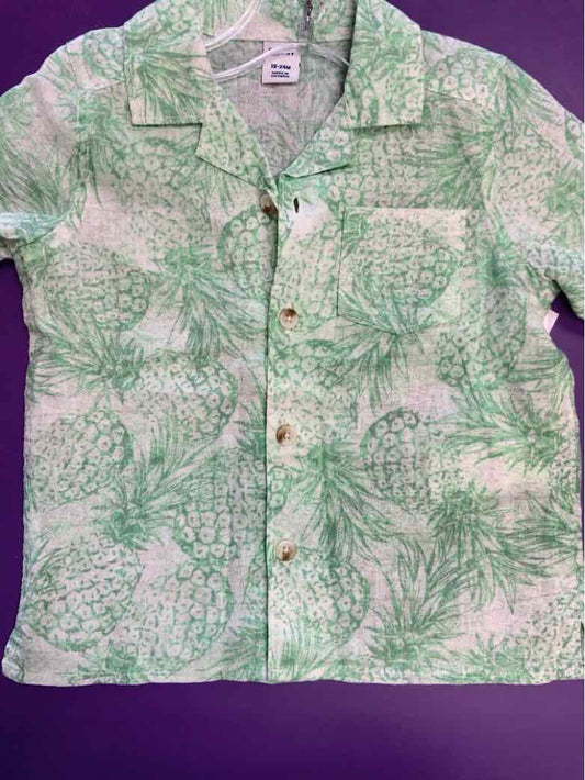 Old Navy (C) Green Infant Size 24 MO Boys SSTop