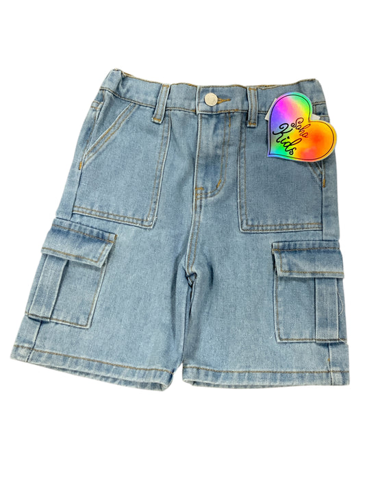 soho blue Blue Youth Size 6 Girls ShortBasic