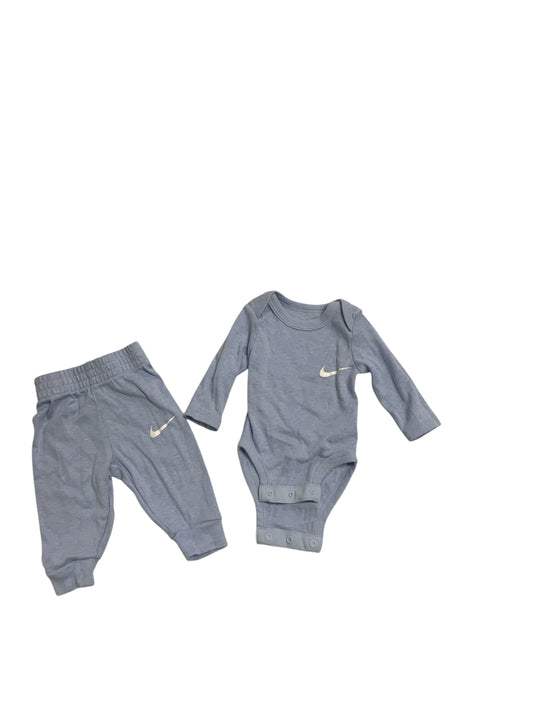 Nike (B) Blue Infant Size NB Boys 2PC Casual