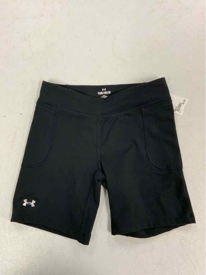 Under Armour (B) Black Youth Size 8 Girls ShortBasic