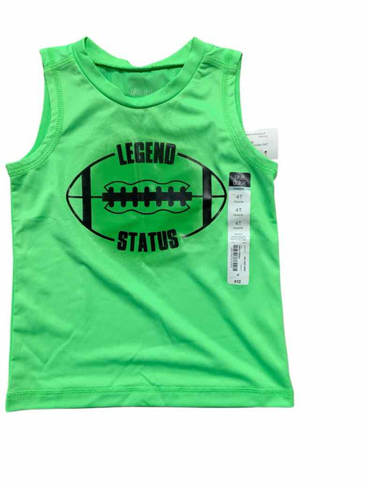 Okie Dokie (D) Green Toddler Size 4T Boys TankTop