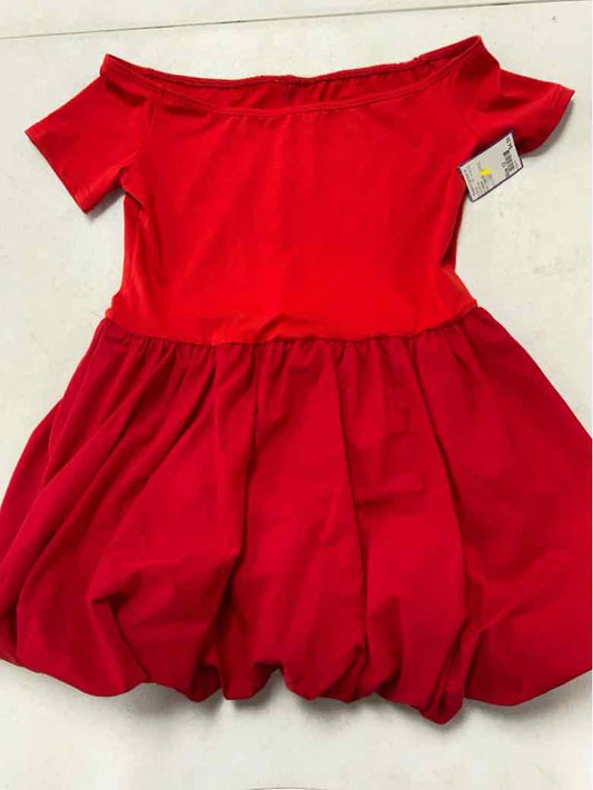 no  brand Red Youth Size 12 Girls CasualDress