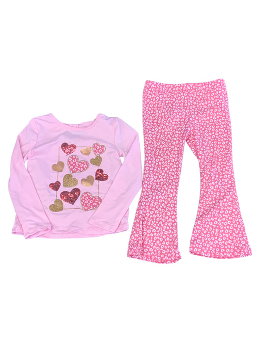 Btween (C) Pink Toddler Size 3T Girls 2PCCasual