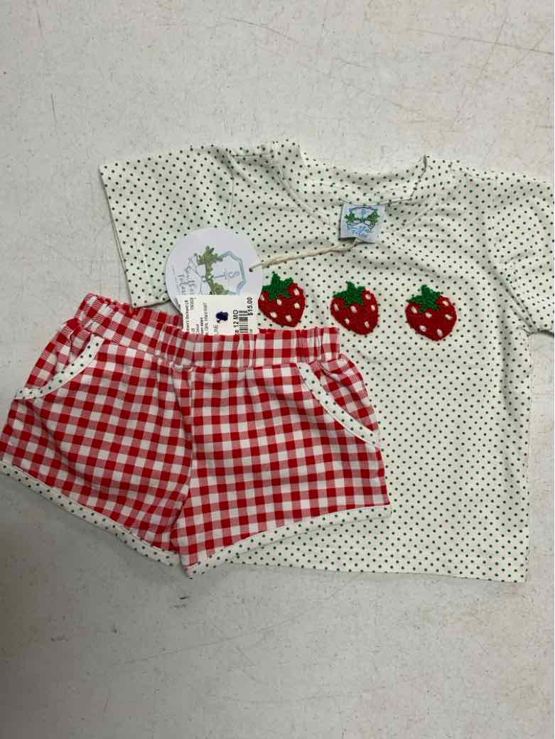 southern taters White Infant Size 12 MO Girls 2PC Casual