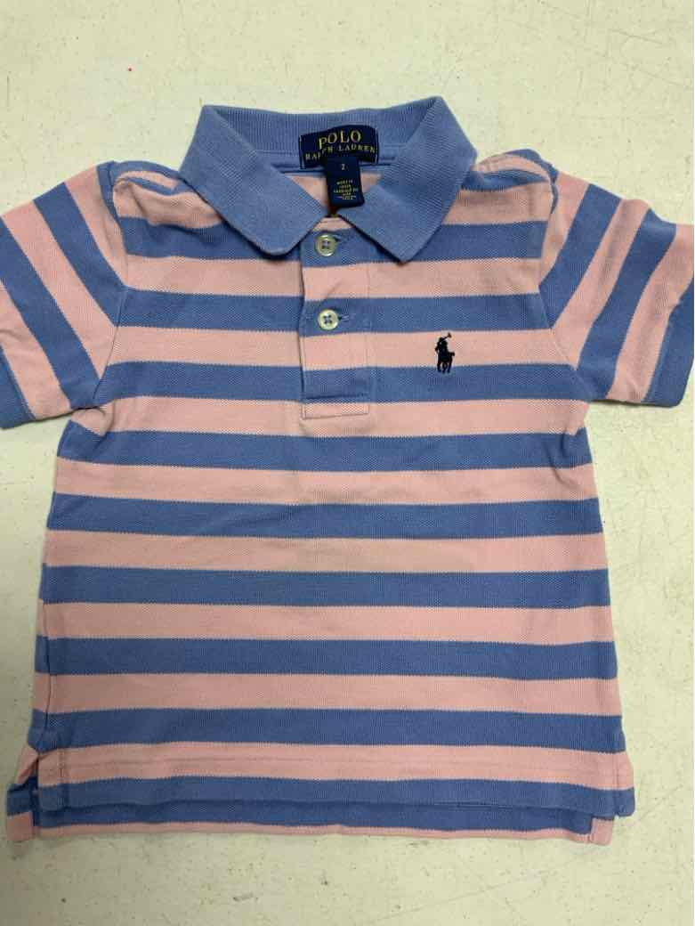 Polo Ralph Lauren (A) Pink Toddler Size 2T Boys SSTop