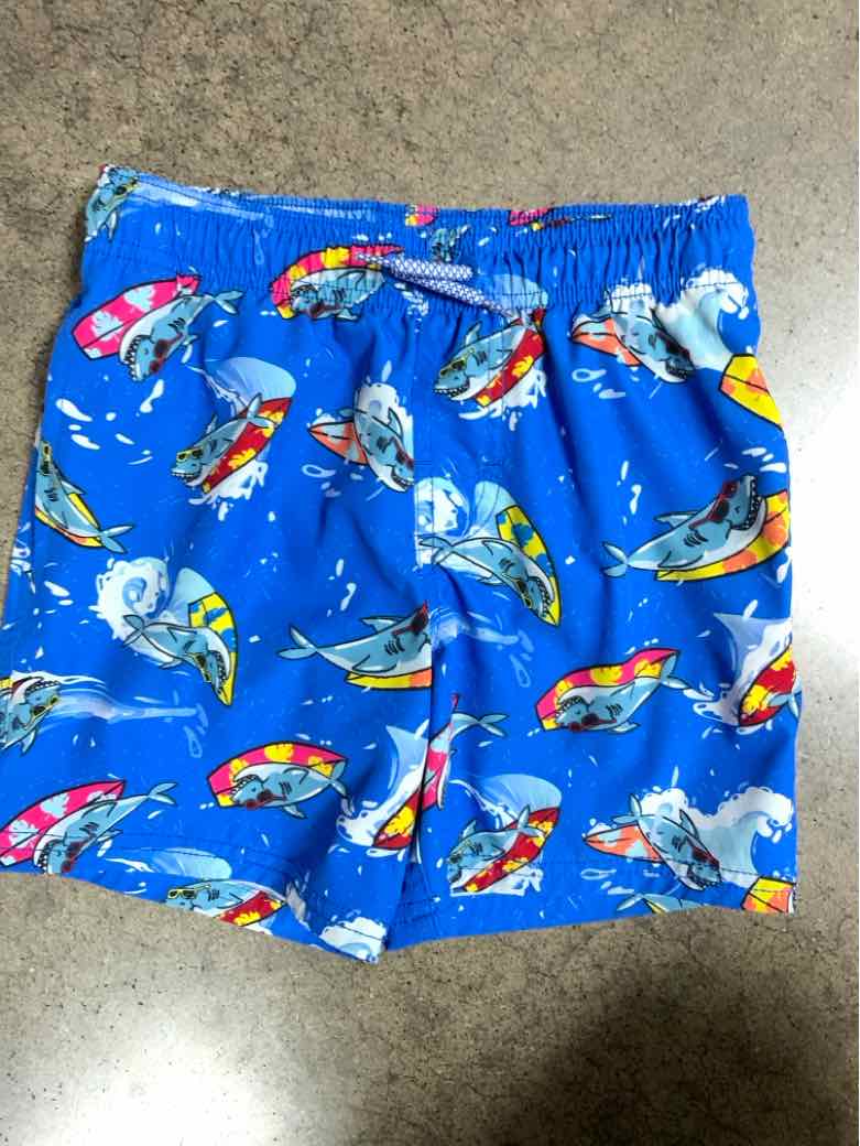Wonder Nation (E) Blue Youth Size 7 Boys SwimTrunks