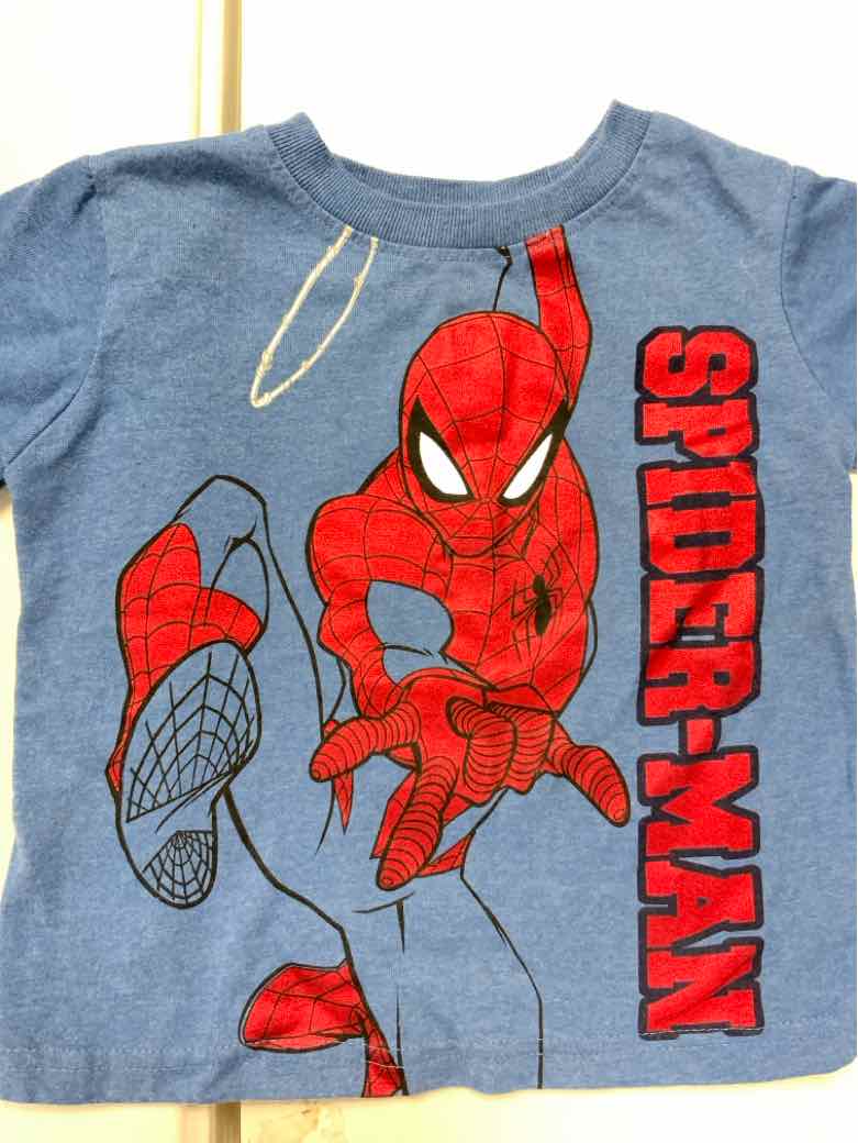 Marvel (D) Blue Toddler Size 2T Boys SSTop
