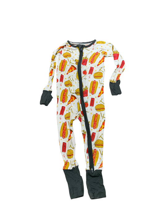 Little Sleepies (A) Red Infant Size 12-18 MO Boys 1PCSleepwear