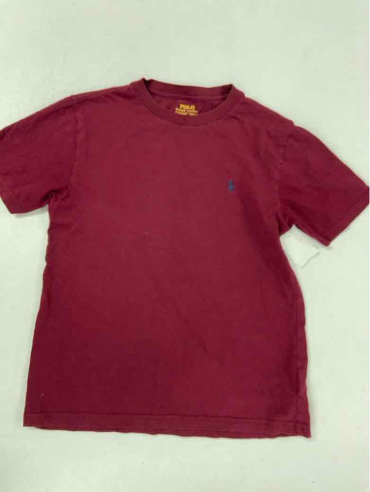 Polo Ralph Lauren (A) Burgundy Youth Size 12 Boys SSTop