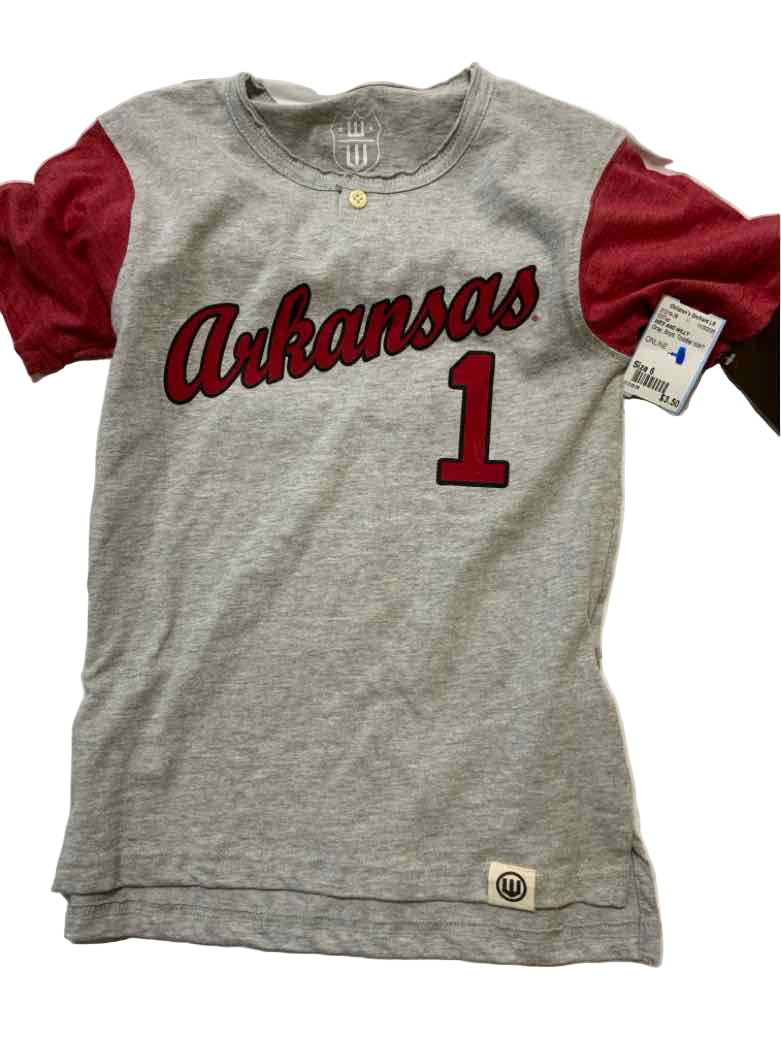 WES AND WILLY Gray Youth Size 6 Boys SSTop