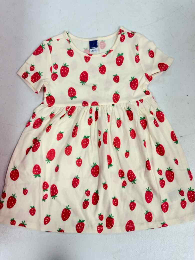 Old Navy (C) White Toddler Size 3T Girls CasualDress