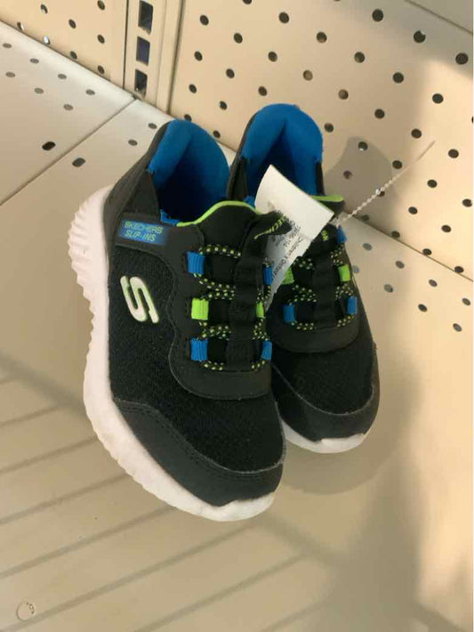 Skechers (B) Black Toddler Shoe Size 9 (Toddler) Boys Casual Shoes