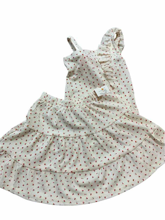 H & M (D) Cream Toddler Size 5 Girls 2PCCasual