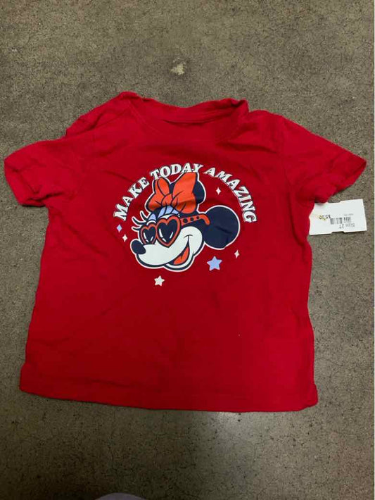 Old Navy (C) Red White Blue Toddler Size 2T Girls SSTop