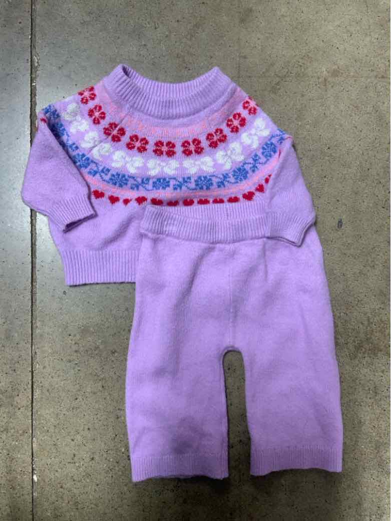Old Navy (C) Purple Infant Size 3 MO Girls 2PC Casual