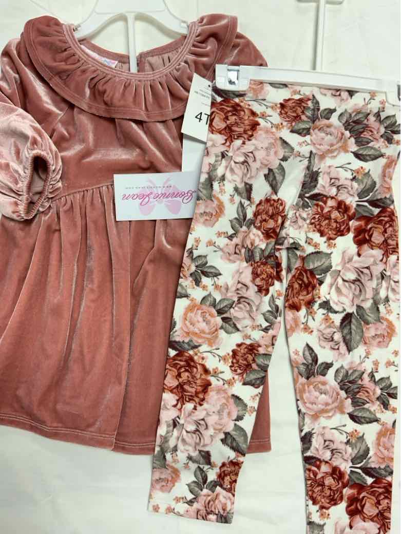 Bonnie Jean (B) Pink Toddler Size 4 Girls 2PCCasual