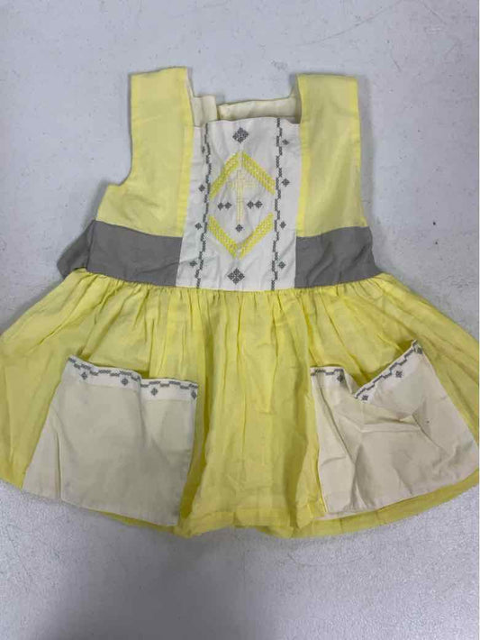 well dressed wolf Yellow Toddler Size 3T Girls TankTop