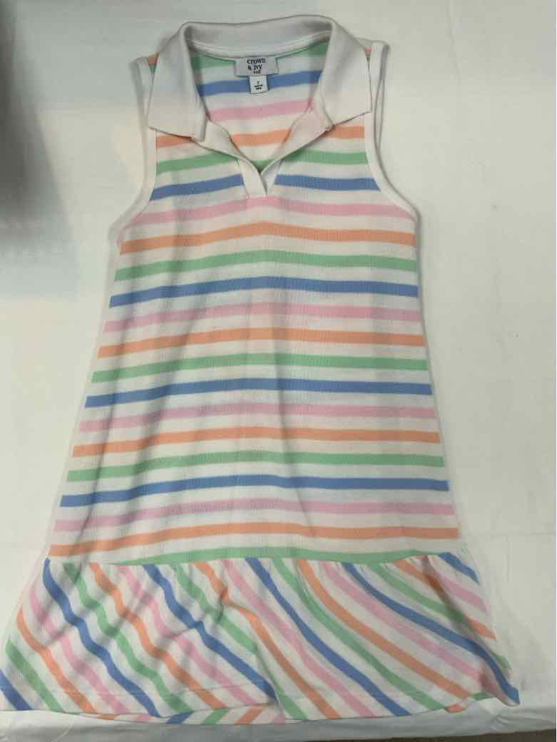 Crown & Ivy (D) White Youth Size 8 Girls CasualDress