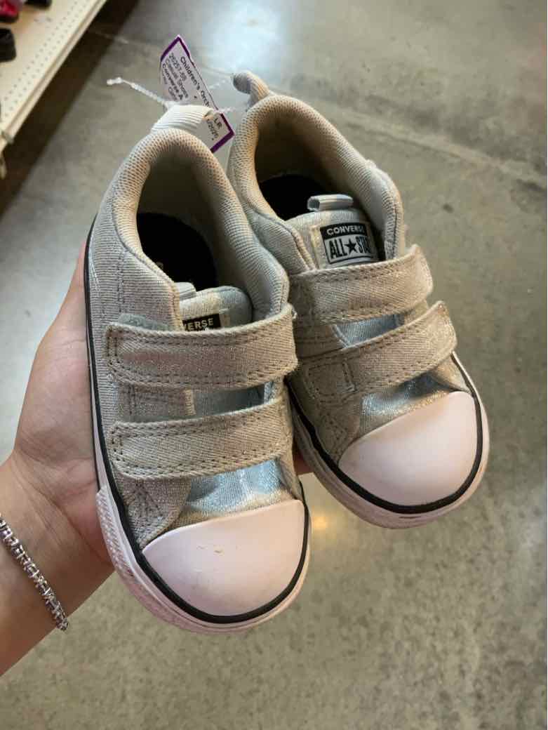 Converse All Star (B) Gray Toddler Shoe Size 7 (Toddler) Girls Casual Shoes