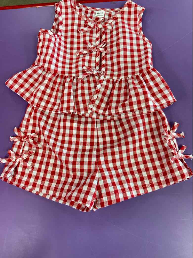 SHEIN Red Infant Size 24 MO Girls 2PC Casual