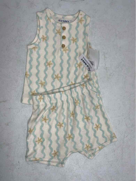 Old Navy (C) Blue Infant Size 18 MO Boys 2PC Casual